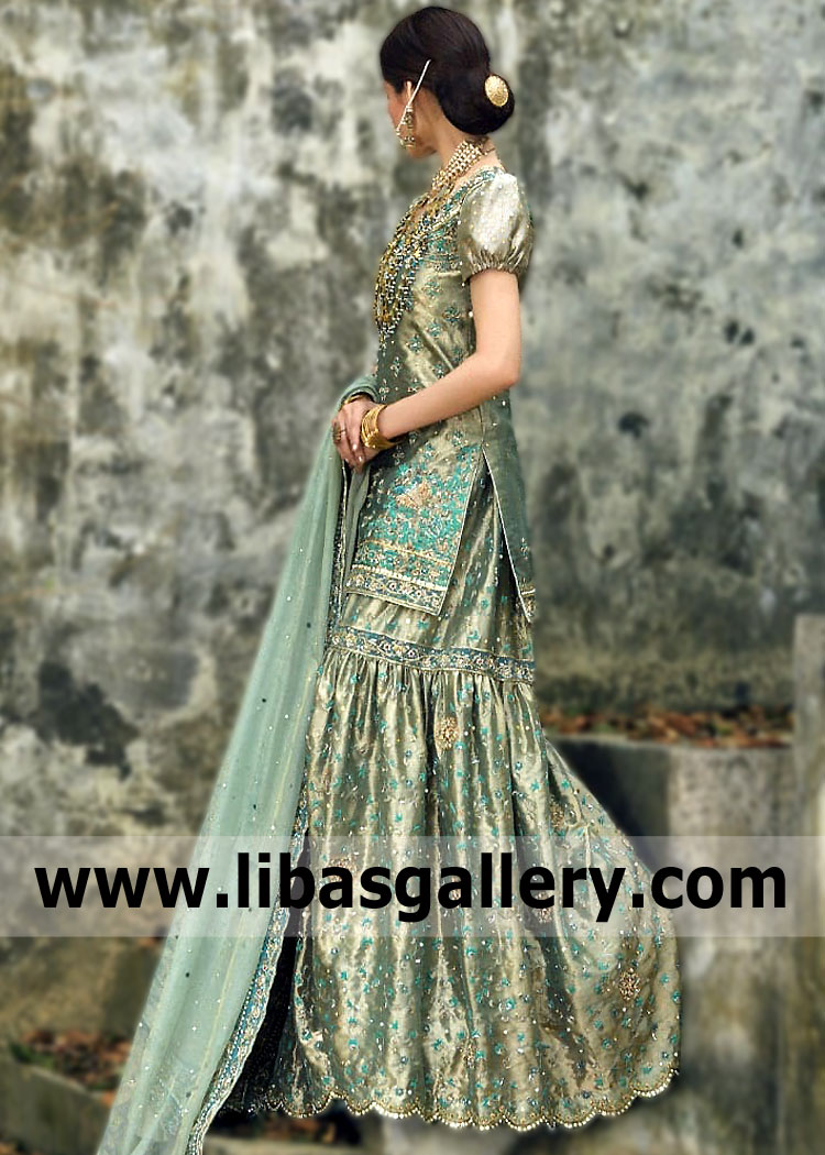 Camouflage Green Laurie Gharara Suit