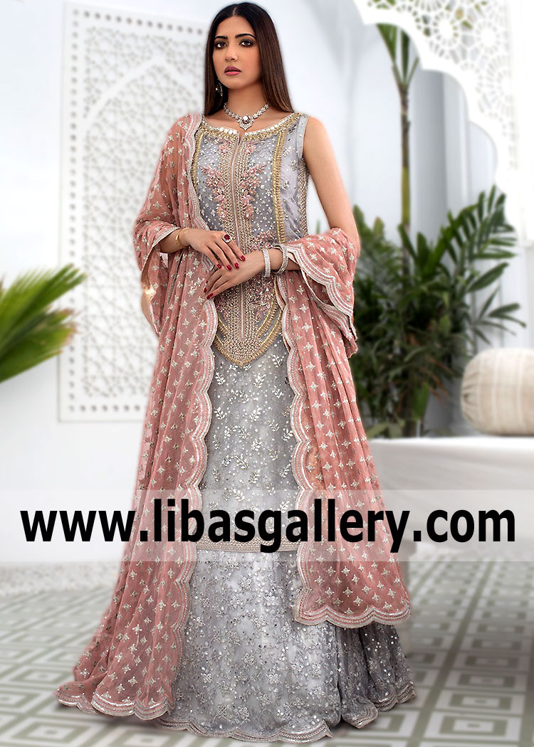 Lavender Aster Lehenga Wedding Guest Outfit