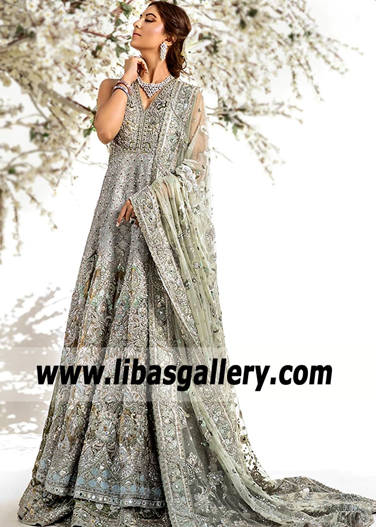 Tena Durrani Wedding Maxi Williston Park New York NY USA Wedding Maxi for Walima Pakistani