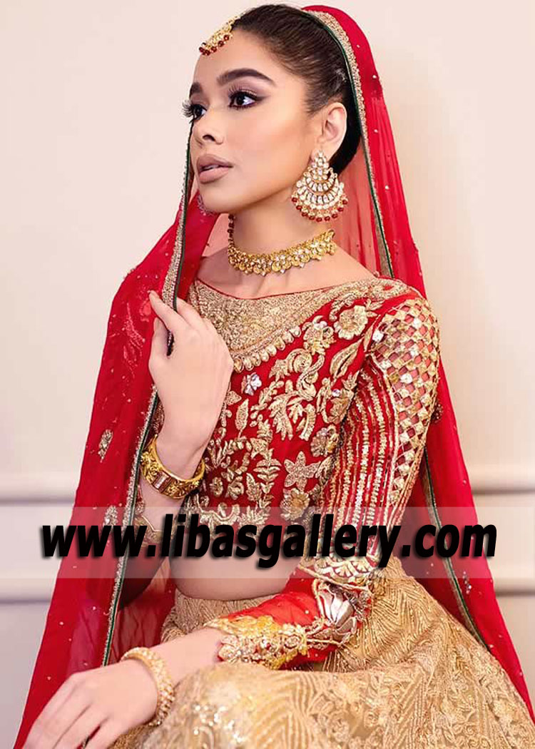 Lava Tan Sedna Wedding Lehenga Choli