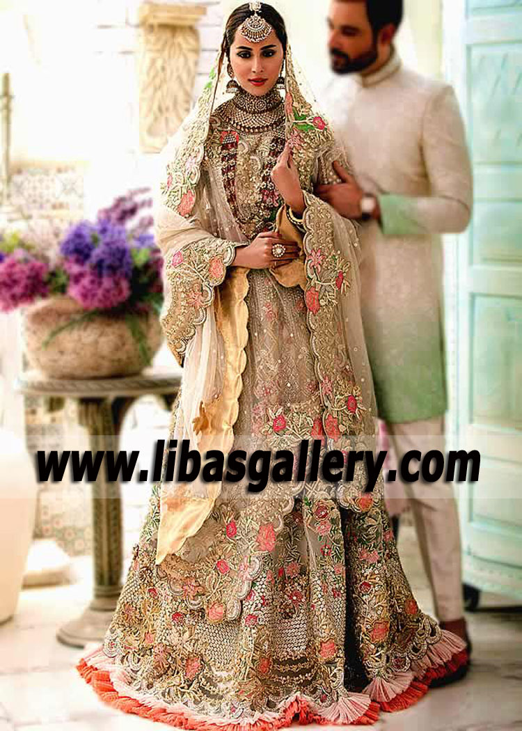 Wheat Solsona Bridal Wear Lehenga