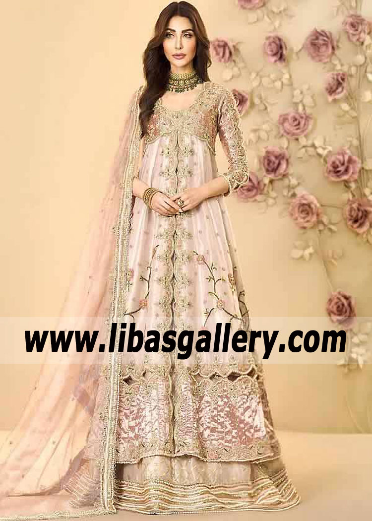 Misty Rose Patrizia Anarkali Bridal Dress