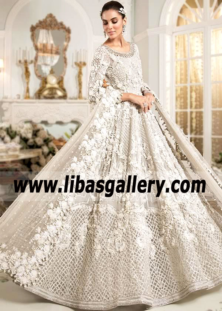 Light Gray Aurora Wedding Maxi Dress