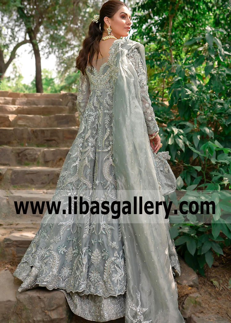 Mercury Wedelia Bridal Pishwas for Walima