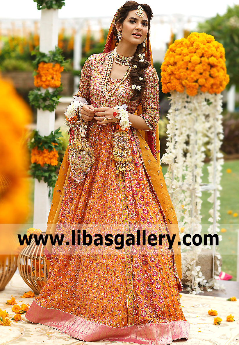 Luxury Bridal Wear: Shop Wedding Dresses Wedding Lehenga Collections from Premium Designer Farah Talib Aziz 2023