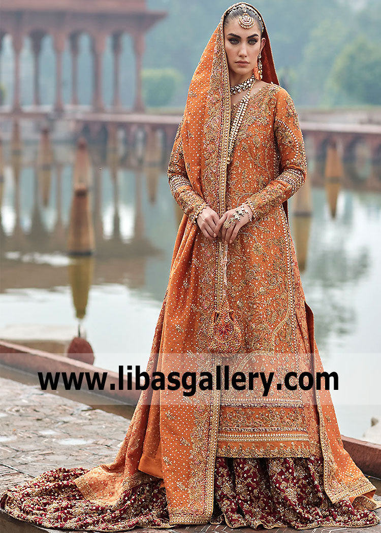 Burnt Orange Tansy Lehenga