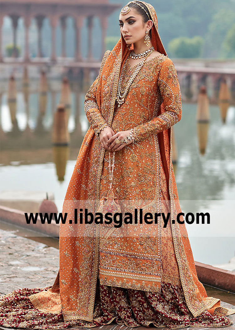 Burnt Orange Tansy Lehenga