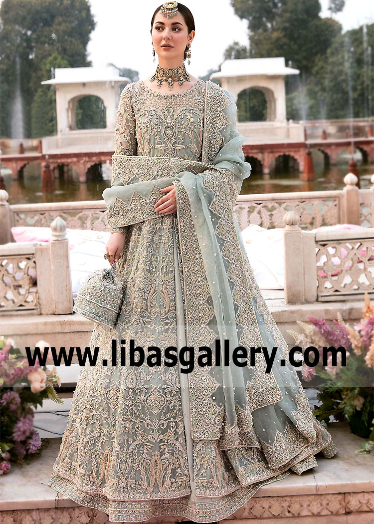 Latest Bridal Maxi Dresses Kingston London UK Elan Wedding Dresses for Walima