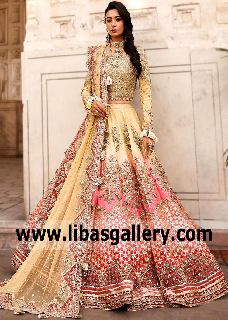 Buttercup Blossom Wedding Lehenga