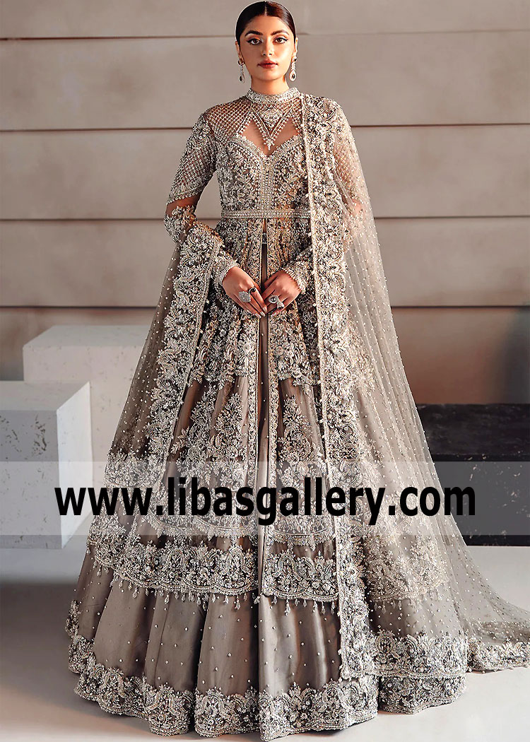 Platinum Escallonia Wedding Lehengas For Most Beautiful Brides