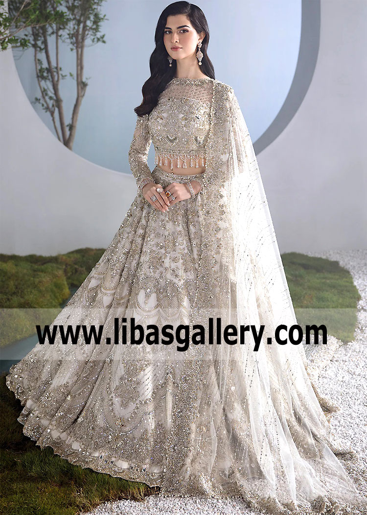 Pakistani Indian Bridal Lehenga Choli UK USA Canada Australia Bridal Lehenga With Fully Embellished Choli