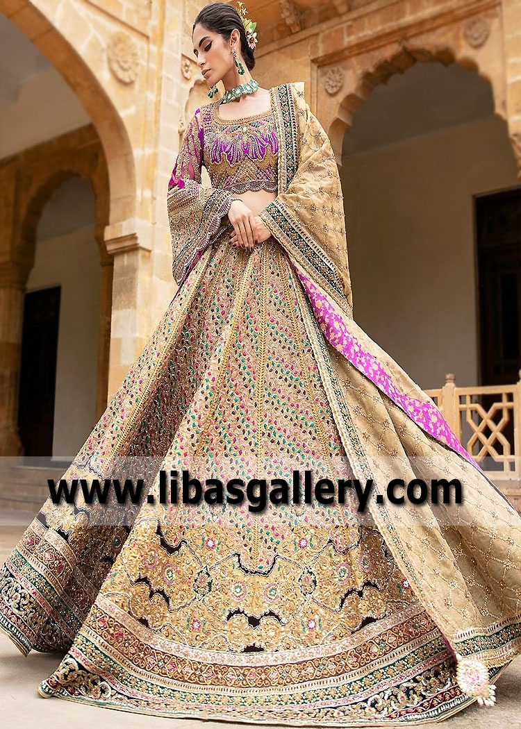 Designer Wedding Lehenga Choli Suit Virginia Richmond Tena Durrani Wedding Lehenga Suit Pakistan