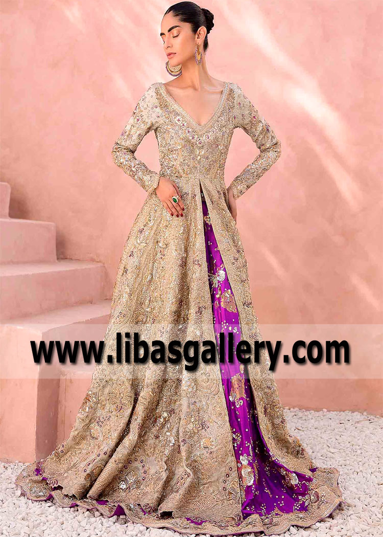 Pakistani Bridal Maxi Boxborough Massachusetts Tena Durrani Bridal Maxi Dresses USA