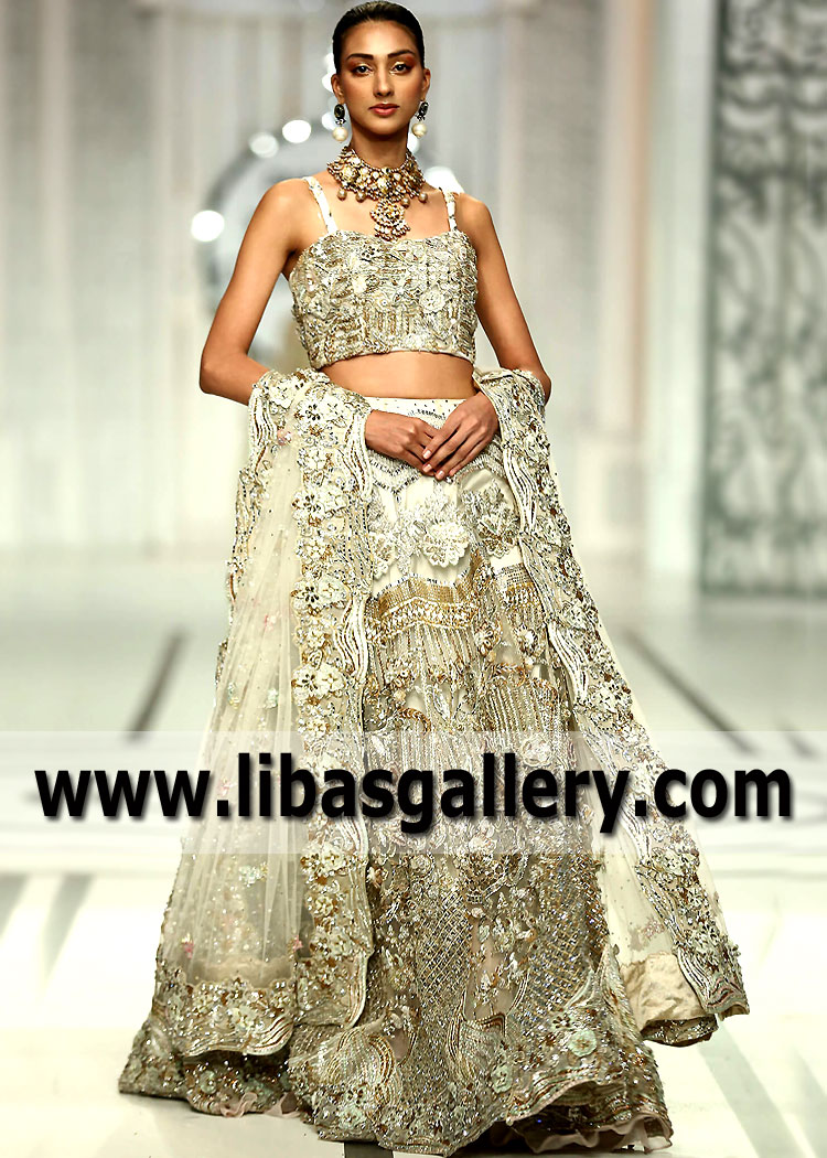 Indian Pakistani Bridal Lehenga for Nikah Broomfield Colorado USA Nikah Bridal Dresses
