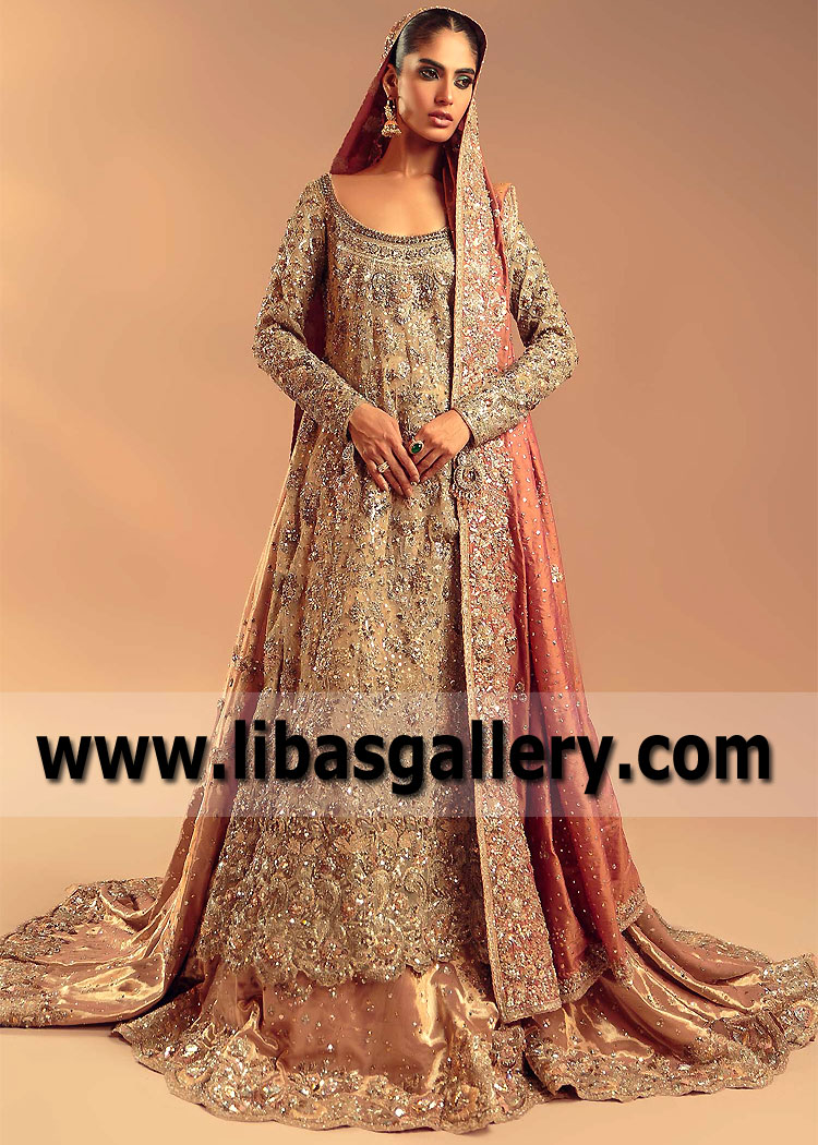 Pakistani Bridal Lehenga Southall London UK Tena Durrani Bridal Lehenga Dresses