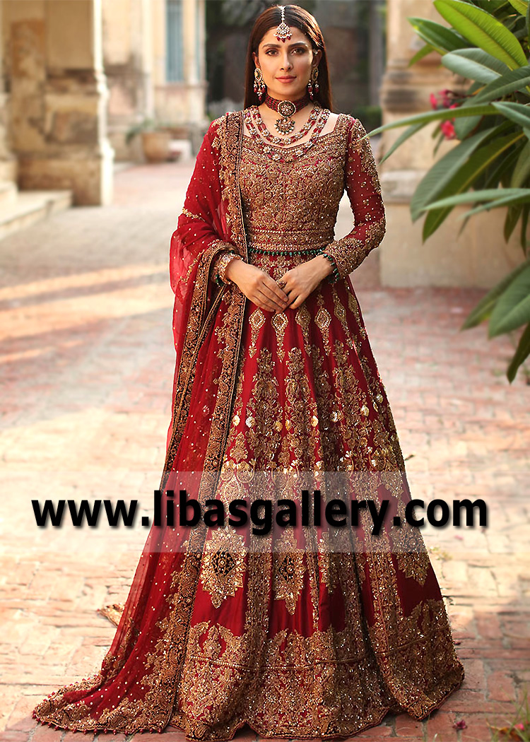 Indian Pakistani Lehenga Choli Dress for Wedding Huntington New York USA Cornell Red Lehenga Choli Dress