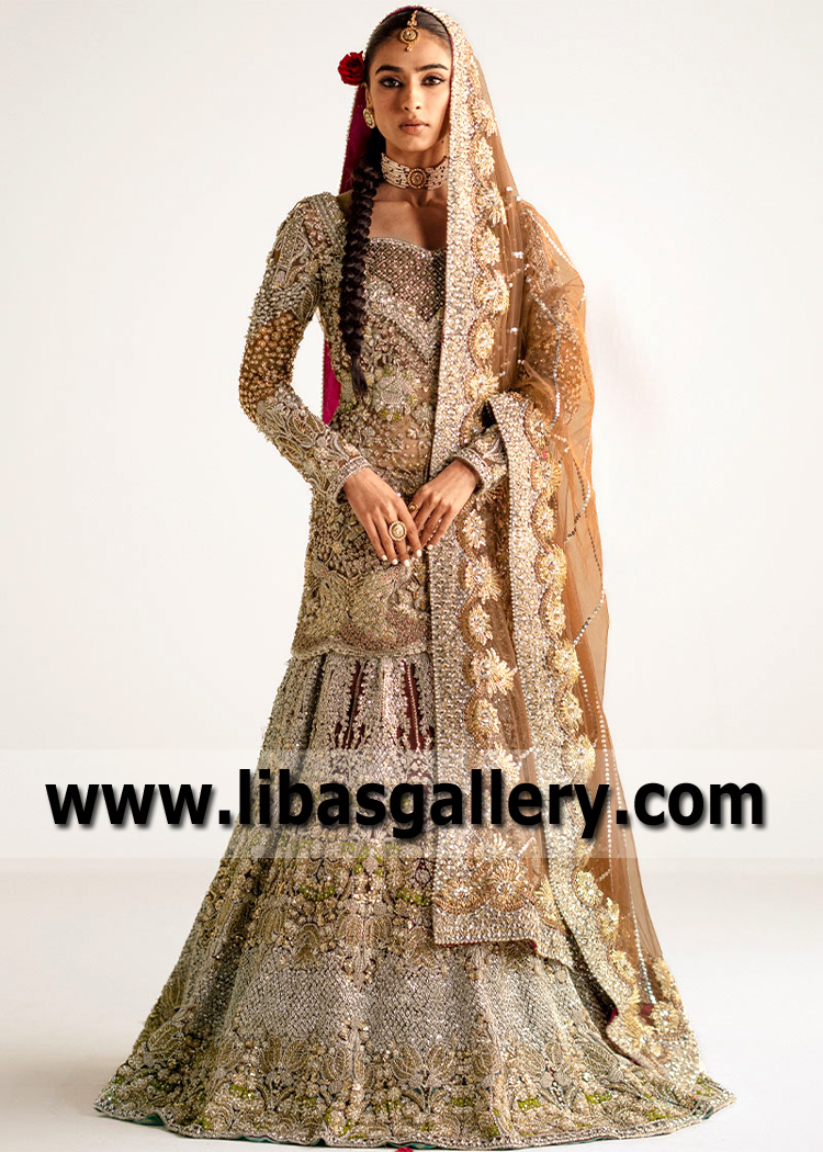 Walima Mermaid Lehenga Dresses Oslo Lillestrom Skedsmo Norway Designer Mermaid Lehenga for Walima