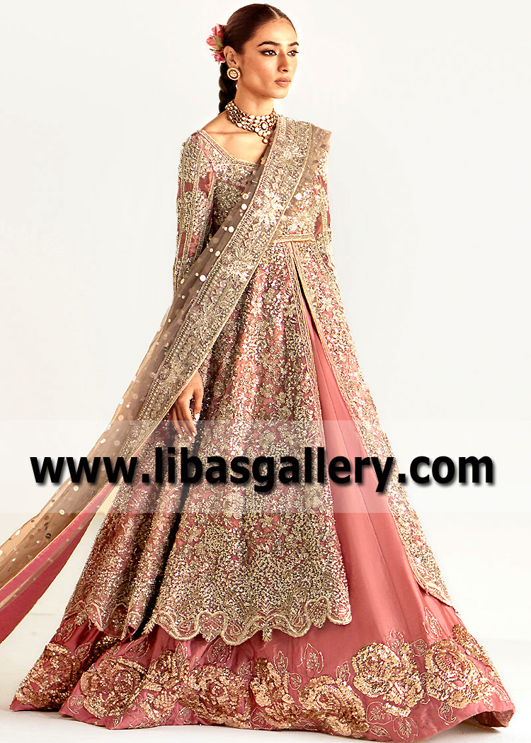 Shrimp Serandite Pishwas with Lehenga