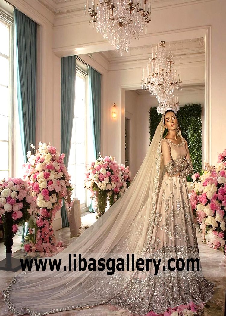Diamond Champagne Julia Lehenga and Choli