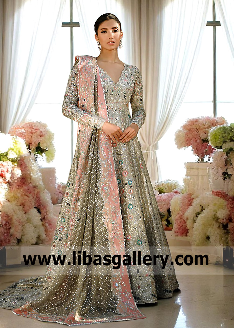 Platinum Lily Gown With Side Cutouts