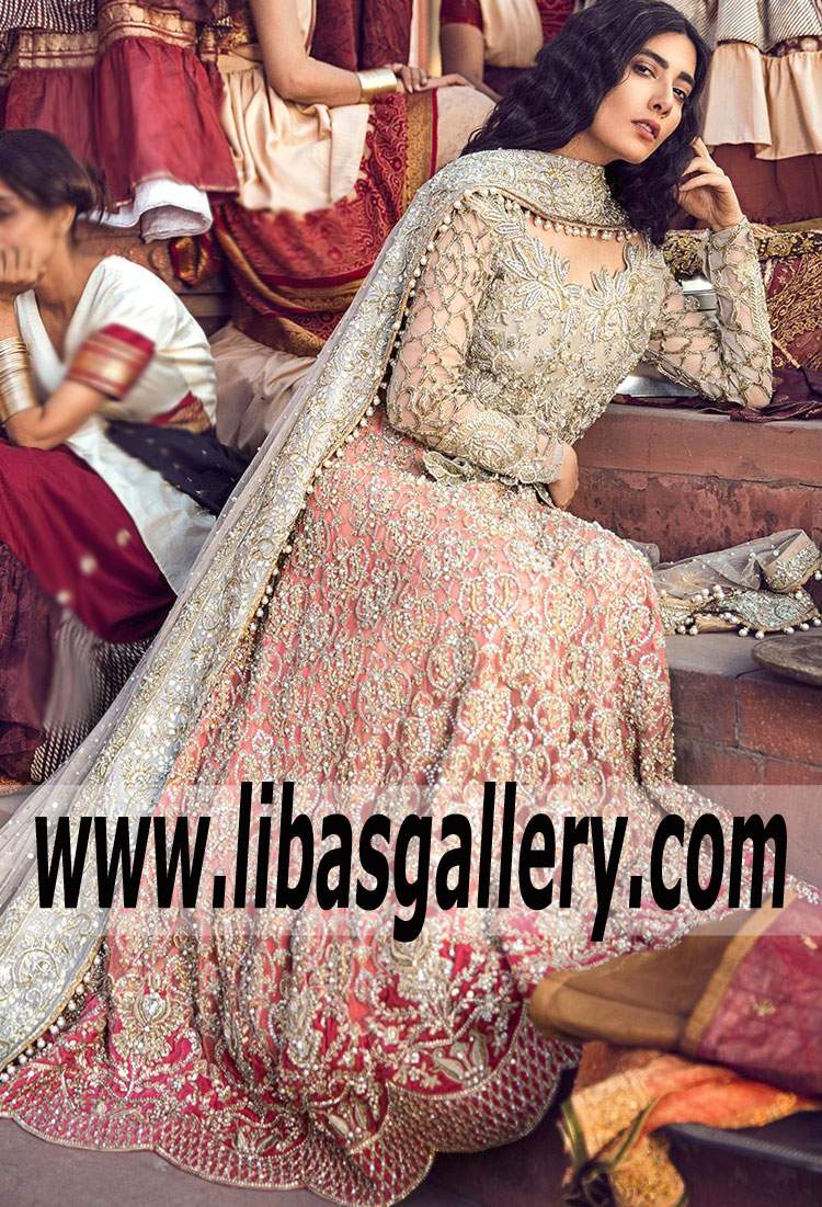 Tabassum Mughal Bridal Dress Bridgeview Illinois IL USA Indian Asian Bridal Lenghas Indian Wedding Lehenga