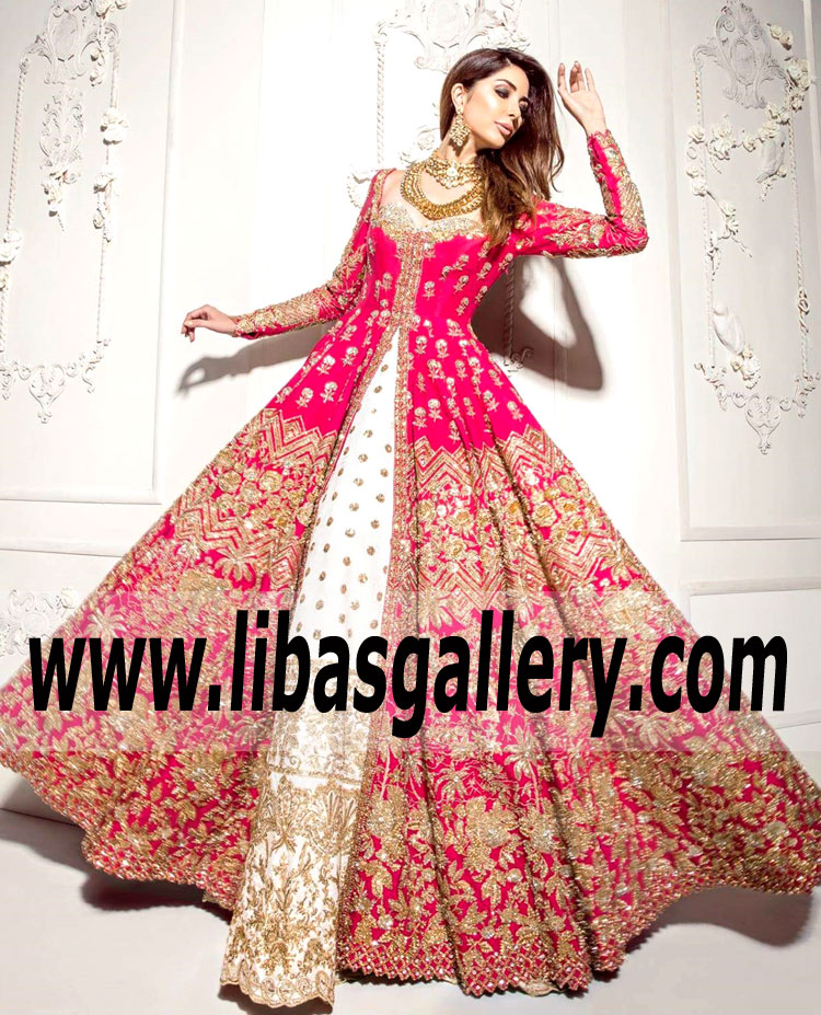Republic Womenswear Wedding Gown for Beautiful Brides Latest Pakistani Bridal Dresses New York California CA USA Bridal Gown Collection