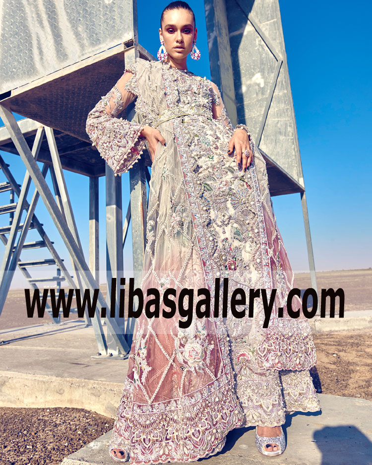 Amazing Almond Dahlia Bridal Gown