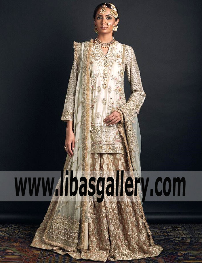 Pakistani Wedding Dresses Zara Shahjahan Indian Bridal Wear Gharara Suits
