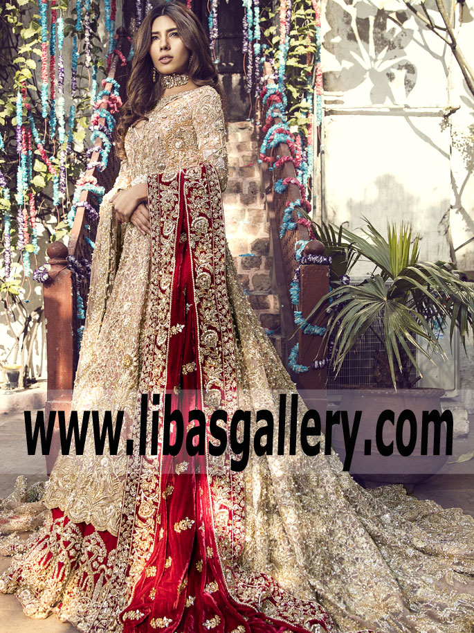 Desirable Rosy Brown Bridal Dress For Wedding Atlanta Georgia Suffuse by Sana Yasir Bridal Wedding Gown Bridal Wedding Lengha