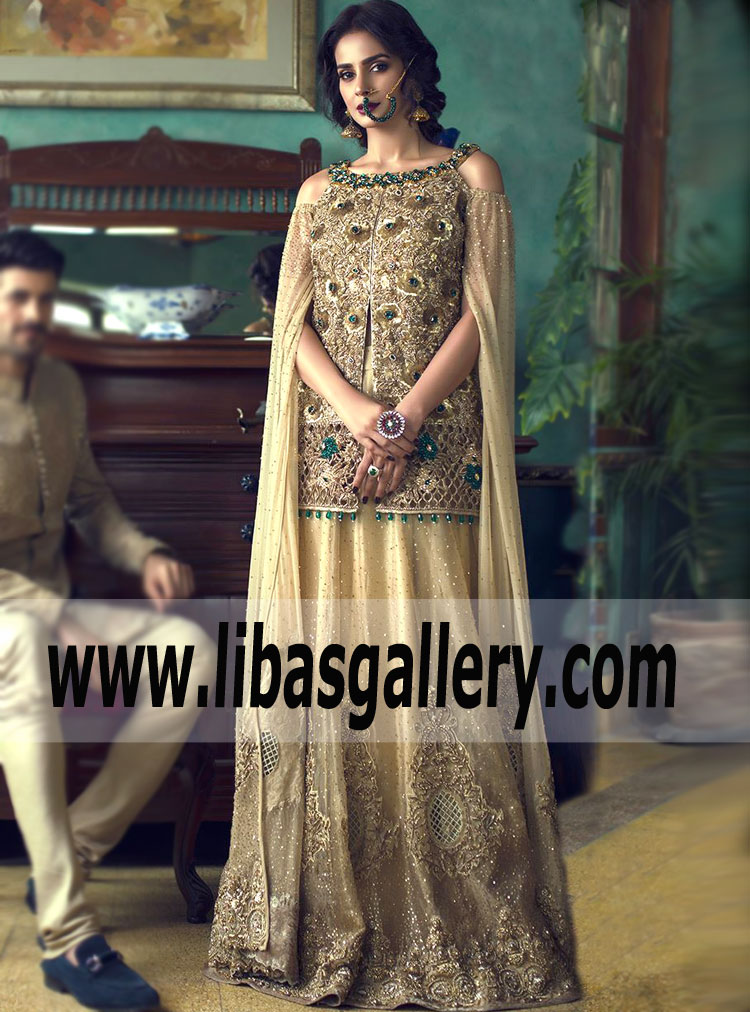 Remarkable Pakistani Designer Wedding Dress for Valima