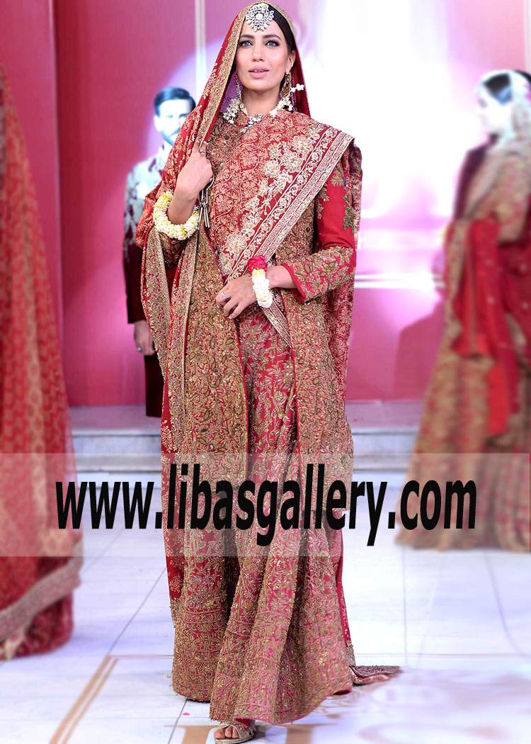 Bridal Cardinal Clover Sharara