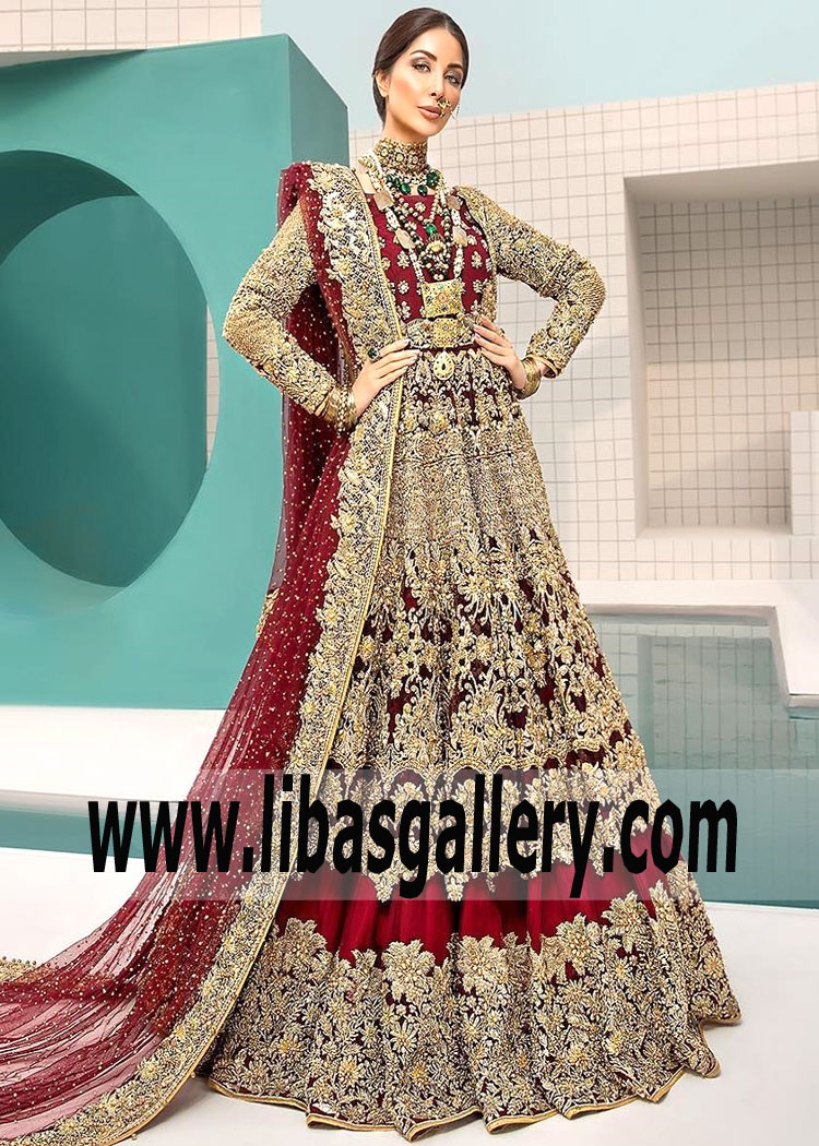Wedding Ruby Red Tansy Gown