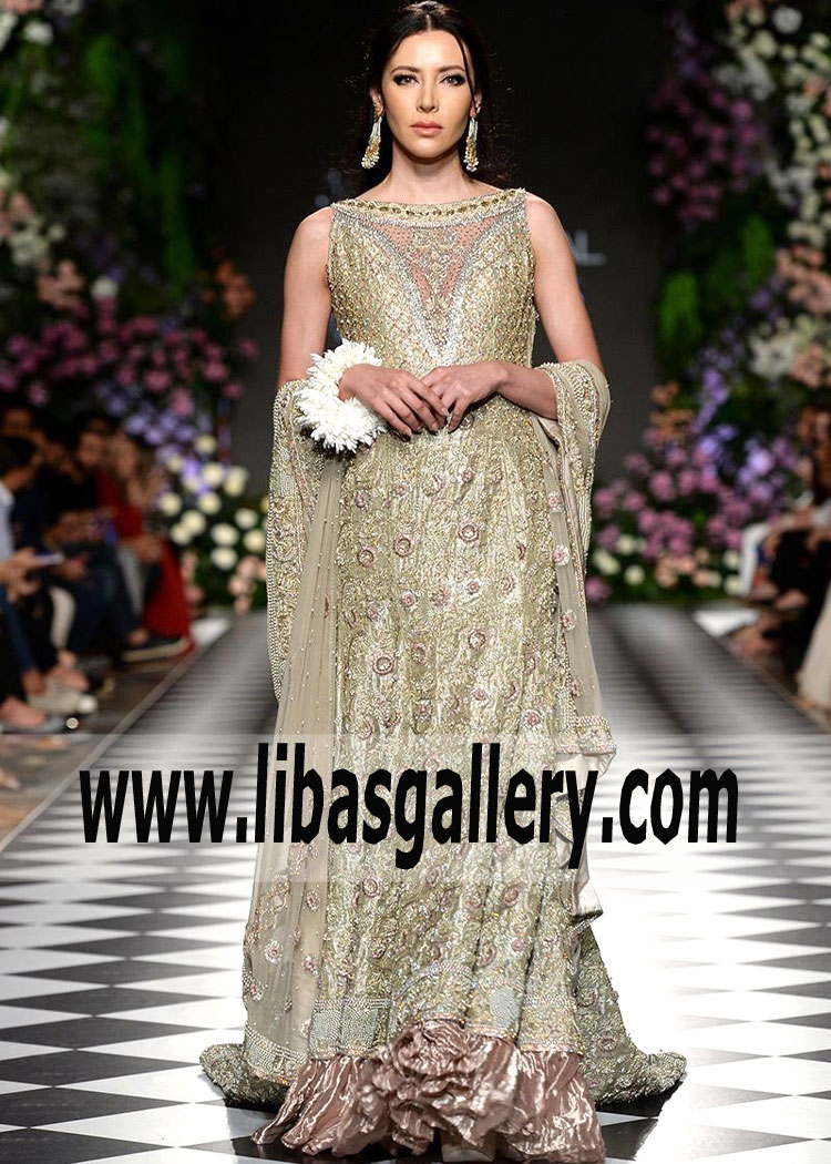 Shop Online Designer Anarkali Bridal Dresses Lajwanti Walima Dresses Wedding Anarkali Dresses