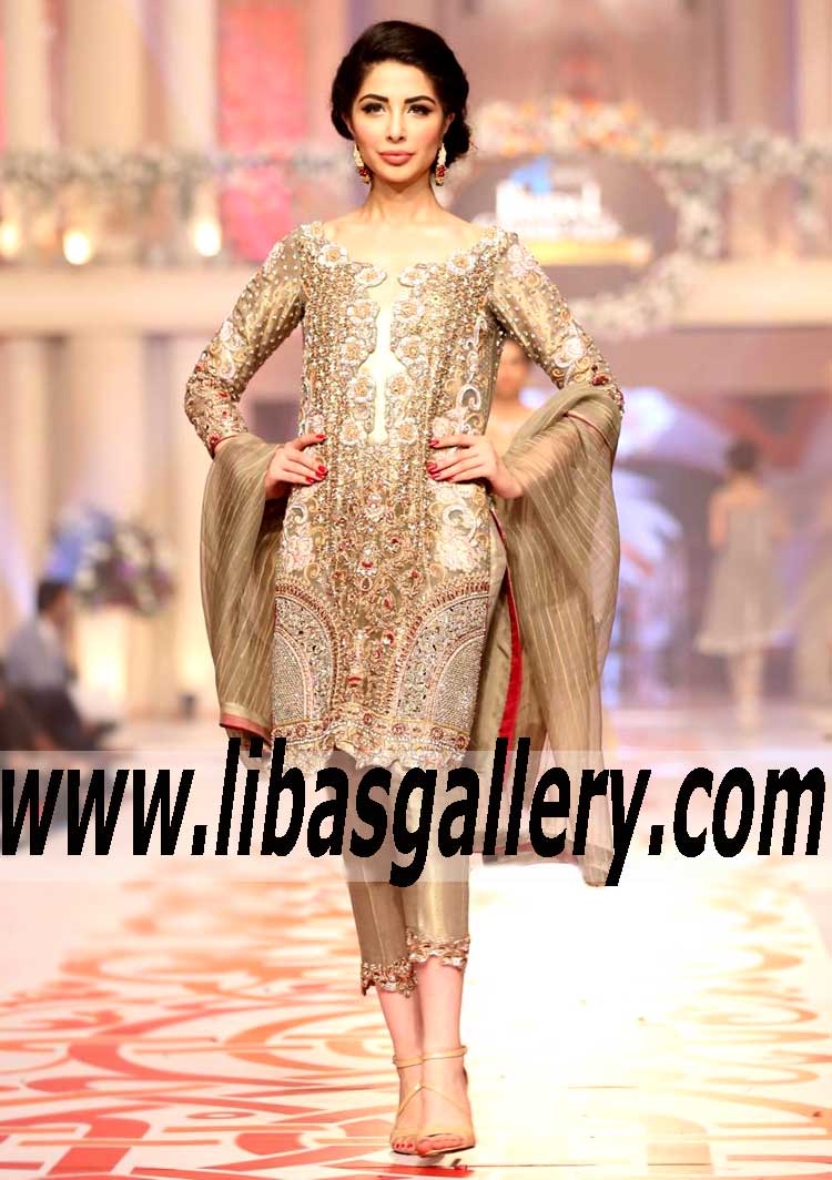 Bridal Wear 2015 Striking Dress for Engagement and Formal Events