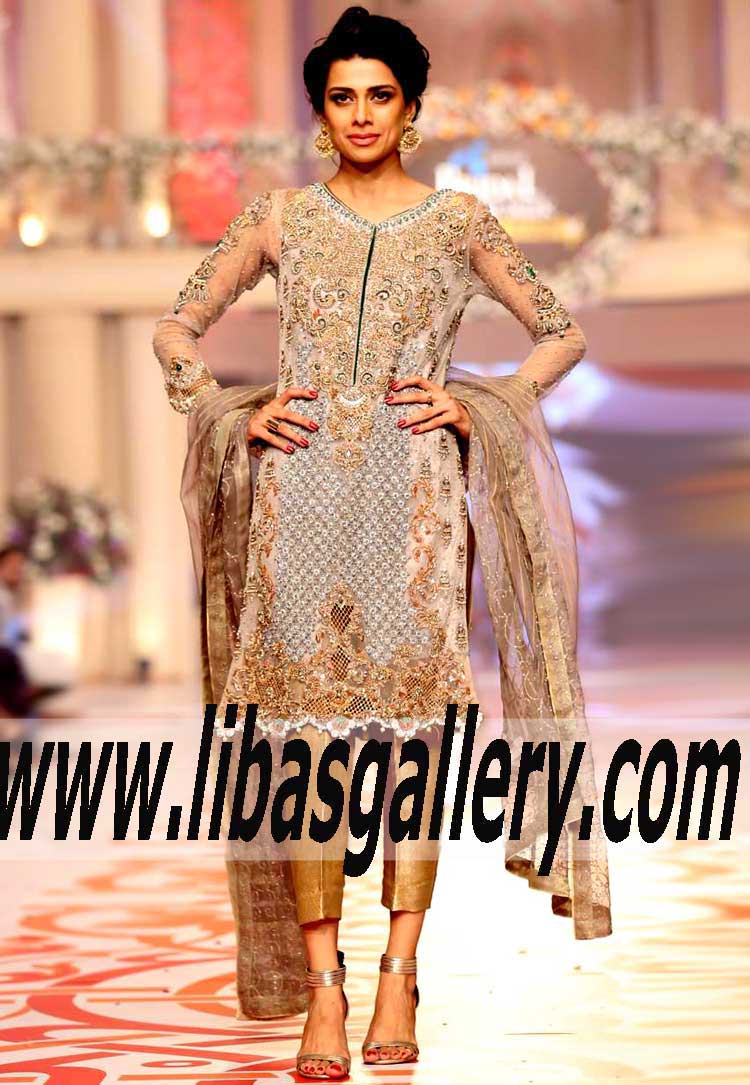 Bridal Wear 2015 STRAIGHT CUT Stylish Party Dress for All Formal and Party Events