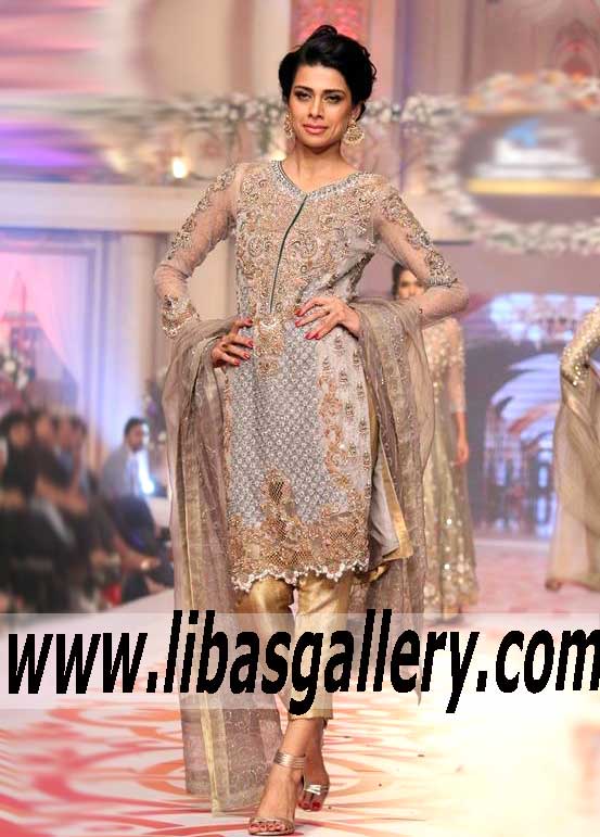 Bridal Wear 2015 STRAIGHT CUT Stylish Party Dress for All Formal and Party Events