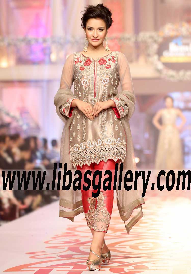 Bridal Wear 2015 Flattering Short Shirt for Special Occasion and Evenings