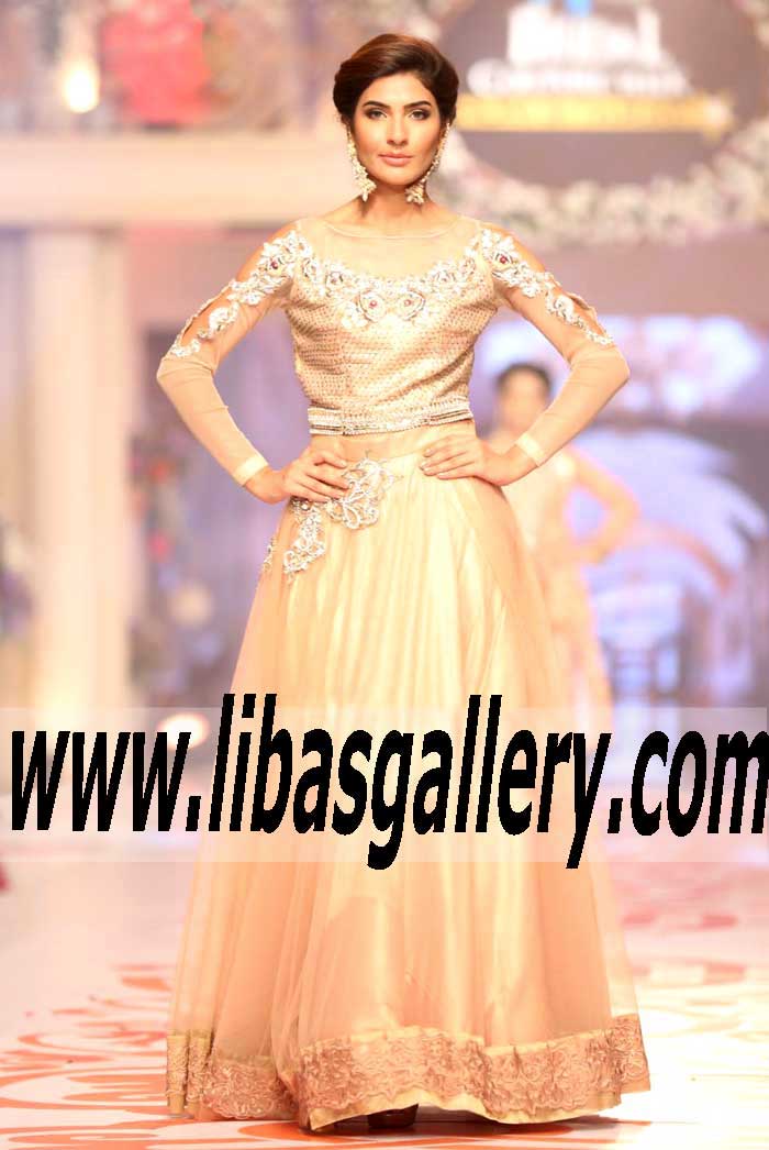 Bridal Wear 2015 Modern Style LEHENGA Dress for Wedding and Special Occasions