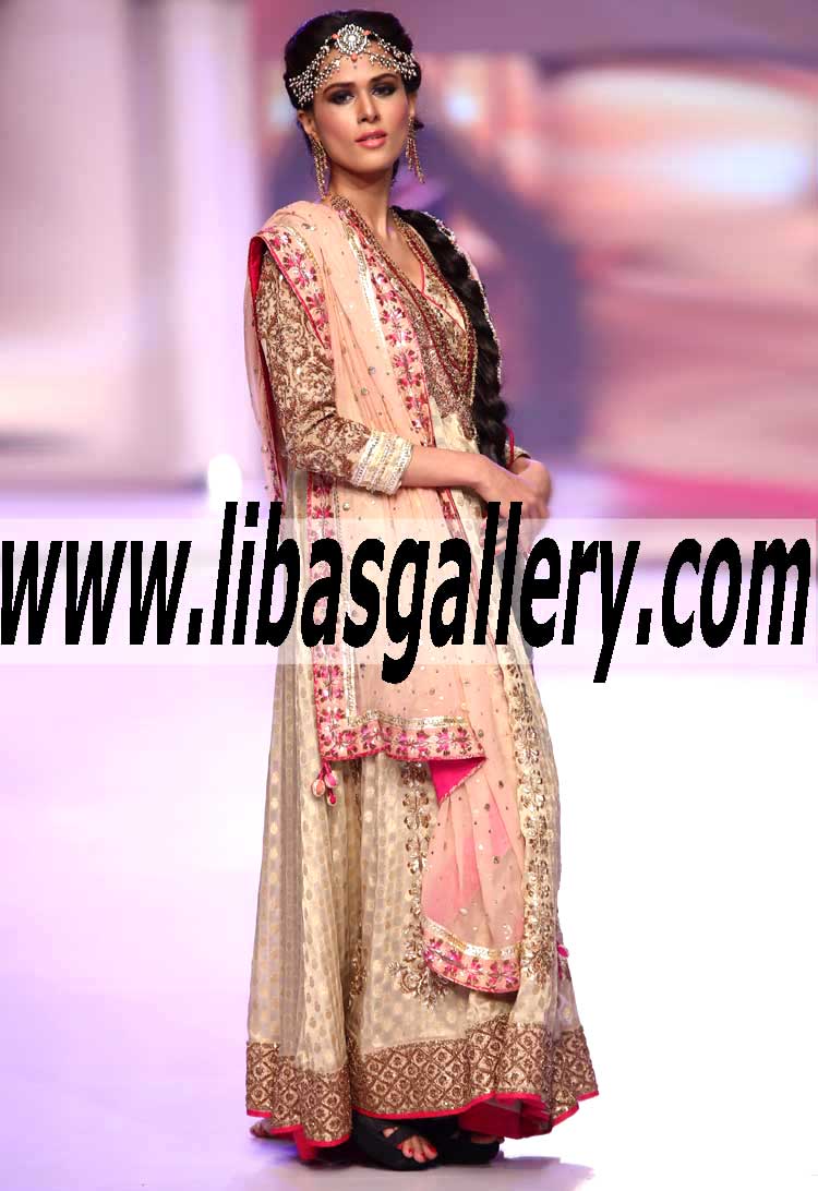 Women Fashion Clothing Asian Designer Ayesha Ibrahim Dresses Collection Lehenga Gharara Sharara Anarkali