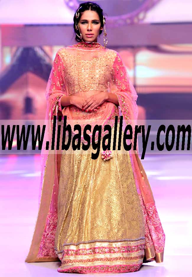 Bridal Wear 2015 Glamorous Special Occasion Dress with Georgeous Lehenga