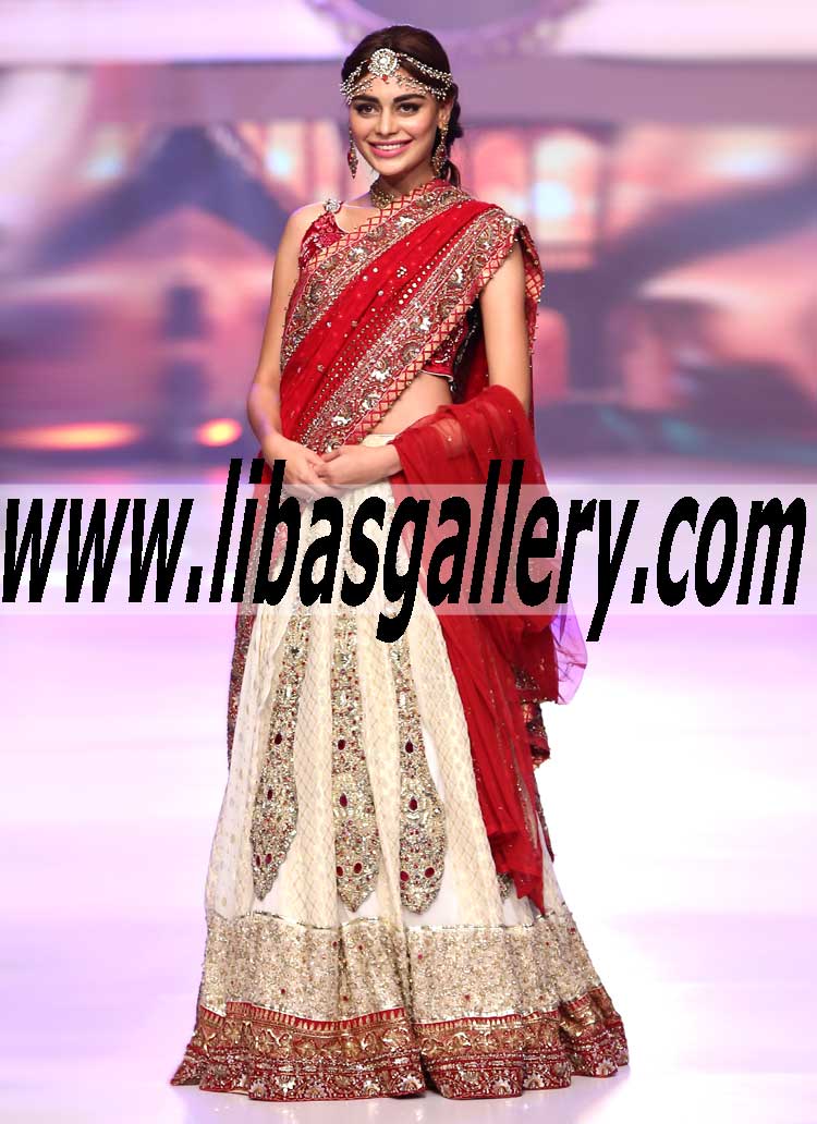 Bridal Wear 2015 Voguish Traditional Bridal Lehenga for Wedding and Special Occassions