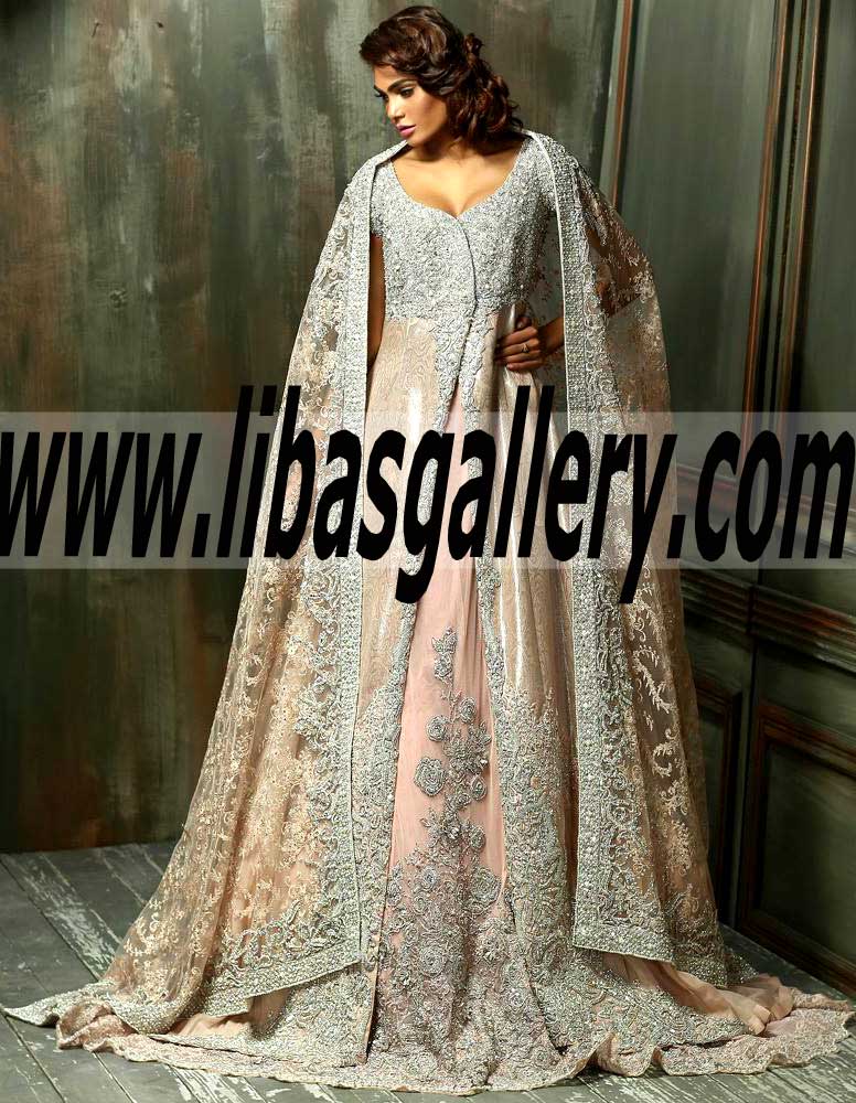 Stunning and Glorious Embellished Bridal Gown for the Woman whose Sartorial Style is Classy and Sophisticated