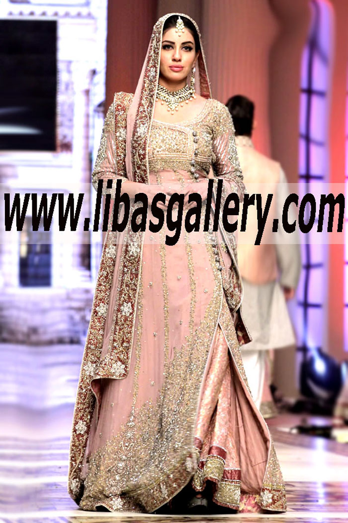 Bridal Wear 2015 Glorious Angrakha Wedding Dress for Brides