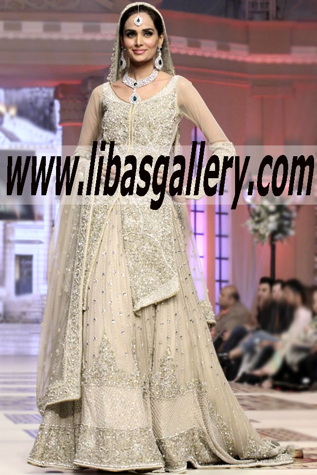 Bridal Wear 2015 Luxurious and Heavy Embellishment Wedding Gown