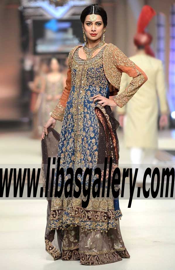 This Stylish and Fashion Forward Ensemble id bring together the Traditional Bridal Dress