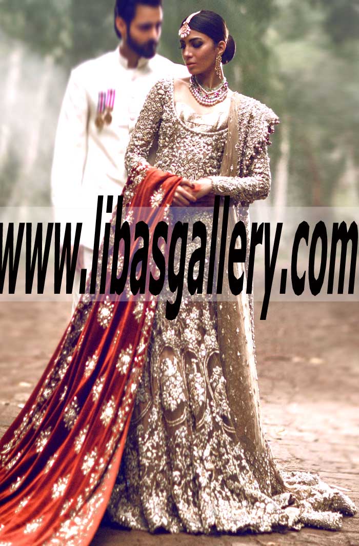 Best Selling Designer Elan Women`s Bridal Clothes | Glamorous bridal lehenga, wedding lehengas, bridal lehenga online, bridal lehenga designs, buy bridal lehenga online