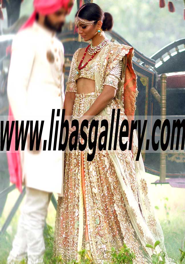 Buy Beauteous Wedding Sharara Dress for Modern Bride