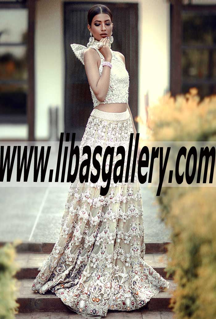 Bridal Wear Lehenga Designer Elan | High End Luxury Bridal Wear Lehenga Brand Elan | libasgallery.com