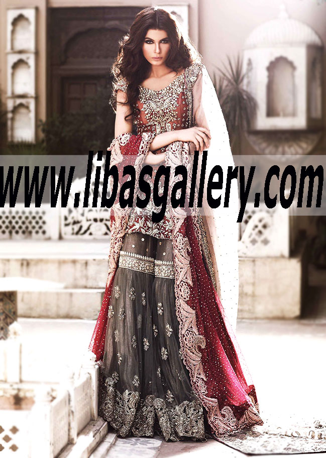 2015 New Latest Elan by Khadijah Shah Bridal Dresses Collection, Latest Bridal Wear Collection 2015 Buy Online in Newark, Jersey City n Paterson, New Jersey, United States