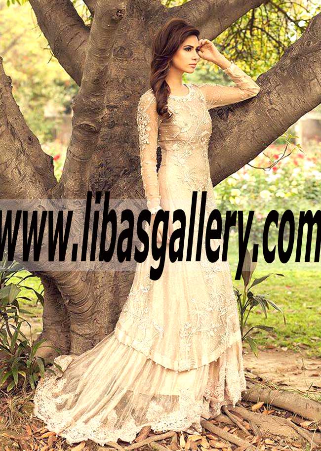Prodigious Anarkali Dress for for Evening and Newlywed